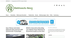 Desktop Screenshot of elektroauto-news.net